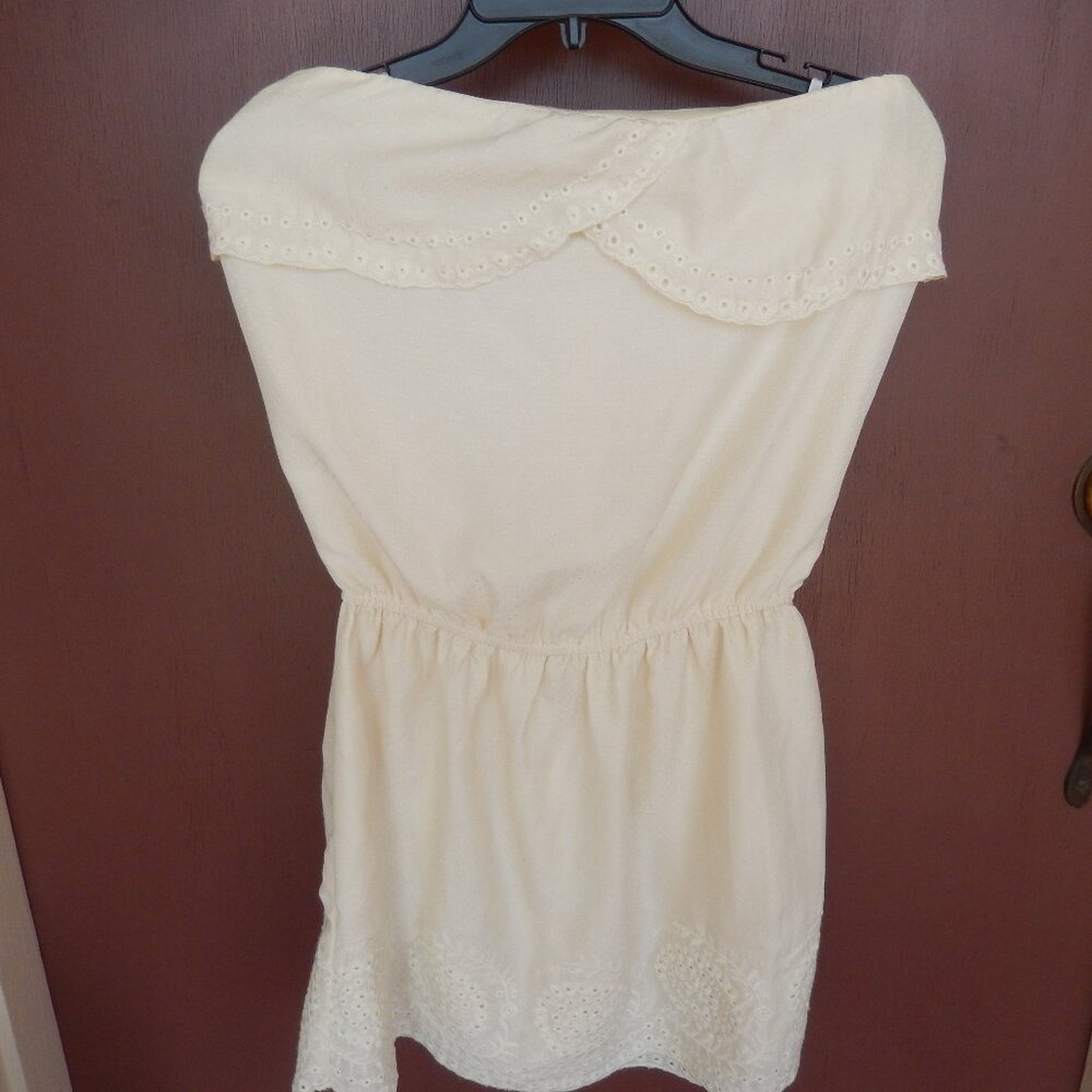 new Romeo & Juliet Couture Ivory size M Strapless short dress Polyester